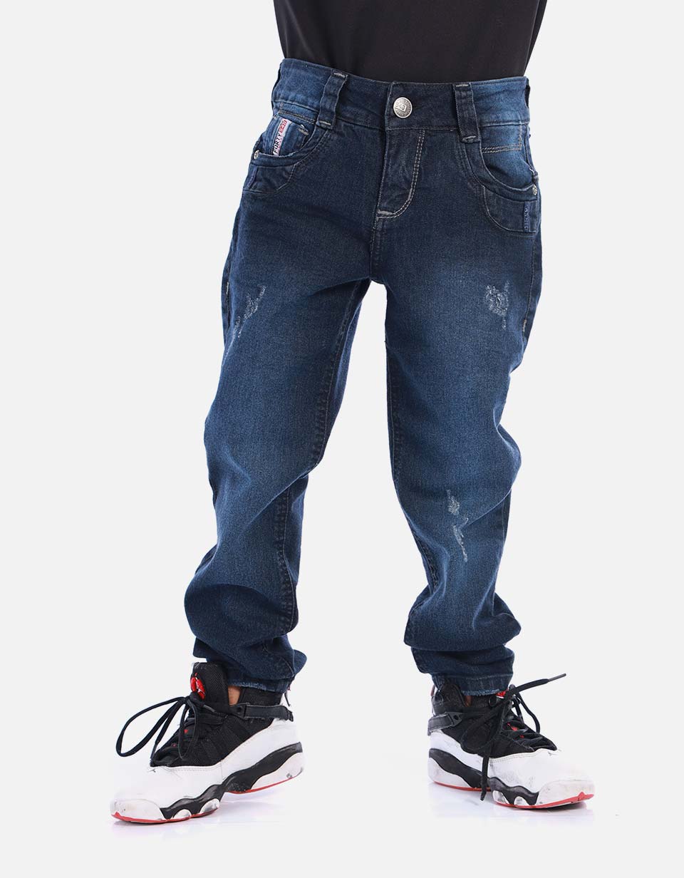 Jean para niño azul
