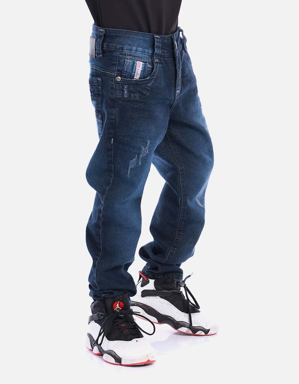 Jean para niño azul