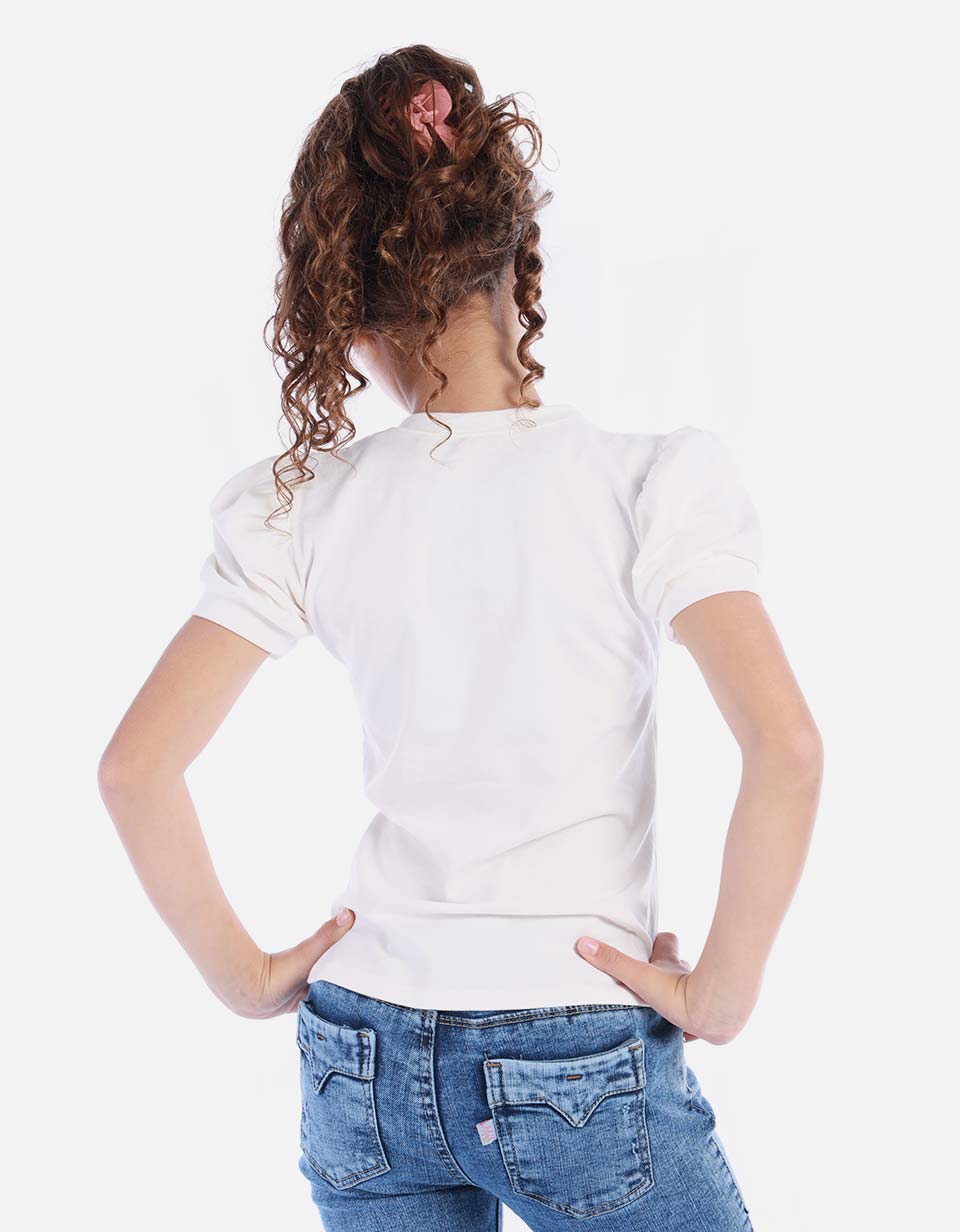 Blusa manga princesa