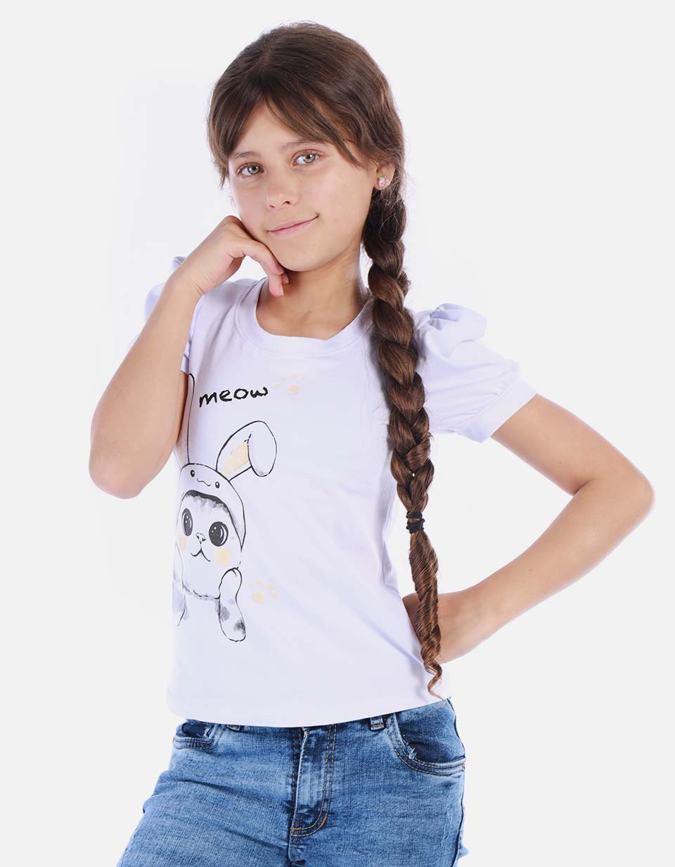Blusa manga princesa