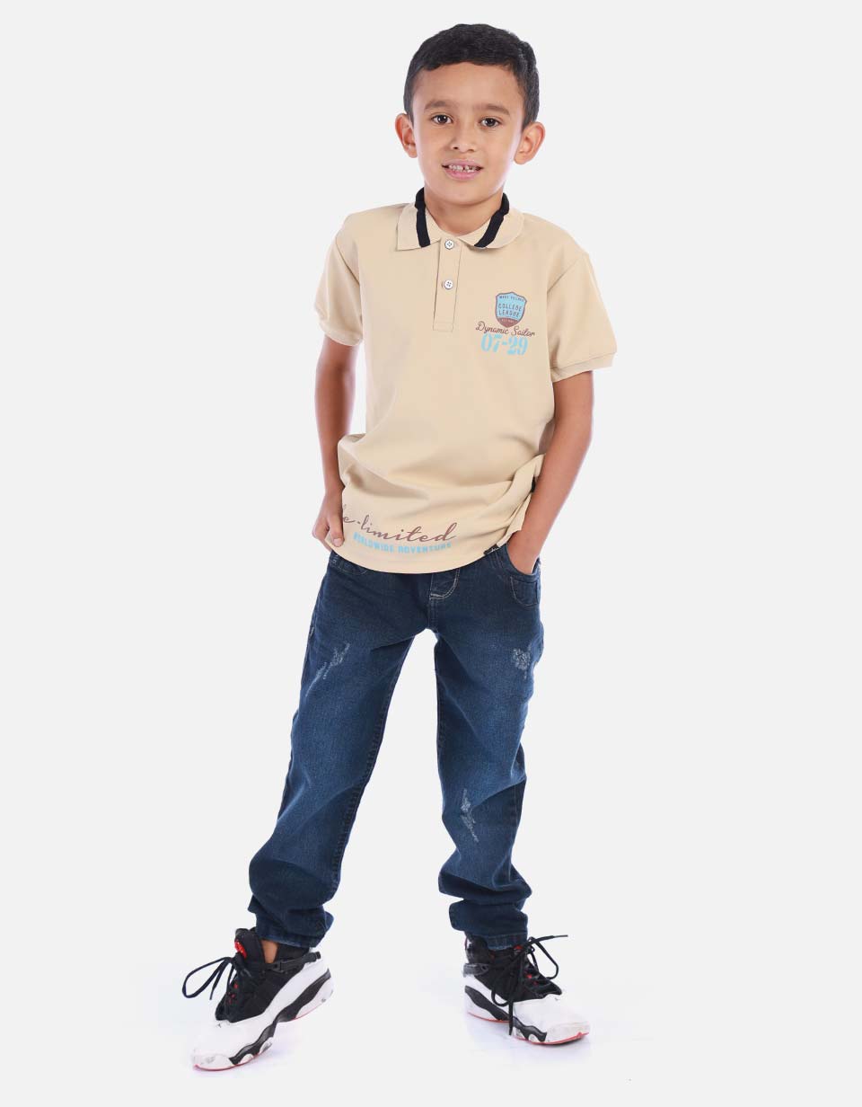 Camiseta polo para niño