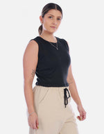 Blusa Crop Sin Mangas para Mujer