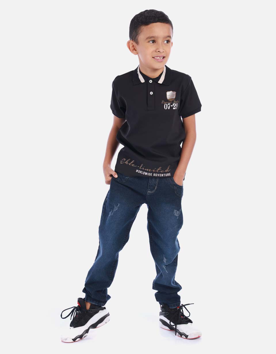 Camiseta polo para niño