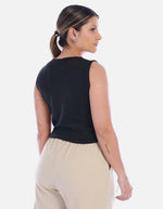 Blusa Crop Sin Mangas para Mujer
