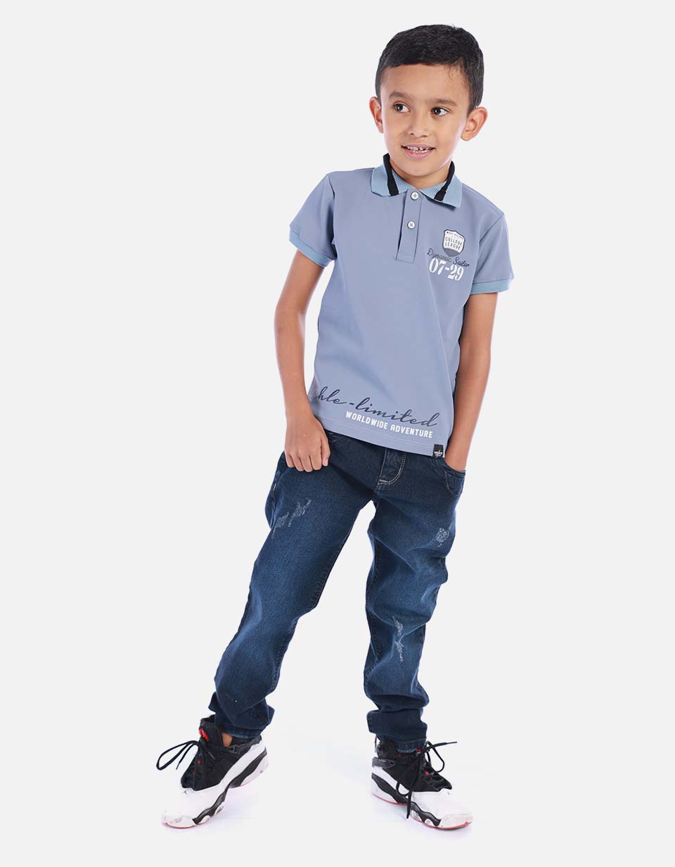 Camiseta polo para niño