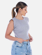 Blusa Crop Sin Mangas para Mujer