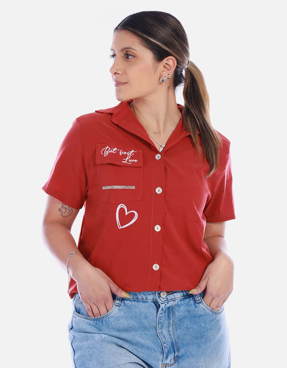 Camisa Mujer con Estampado