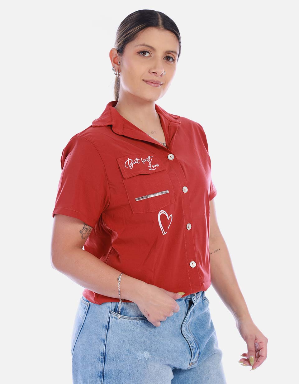 Camisa Mujer con Estampado