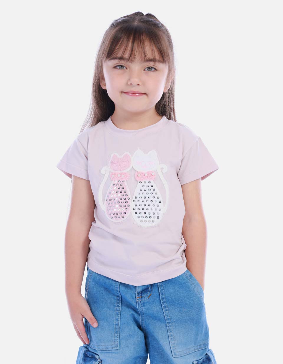 Blusa con Estampado Gráfico para Niña