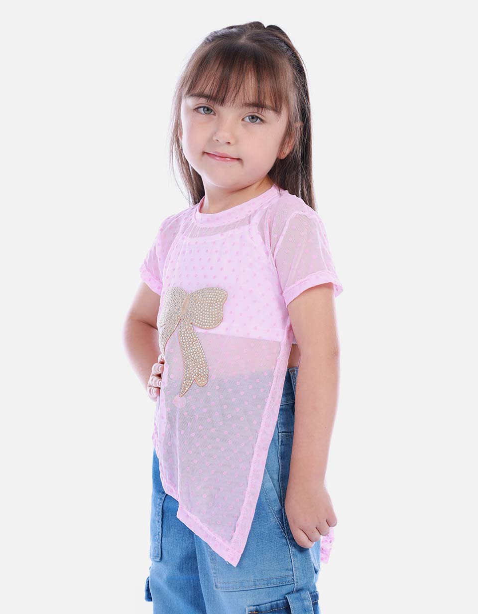 Blusa con Estampado Tierno para Niña