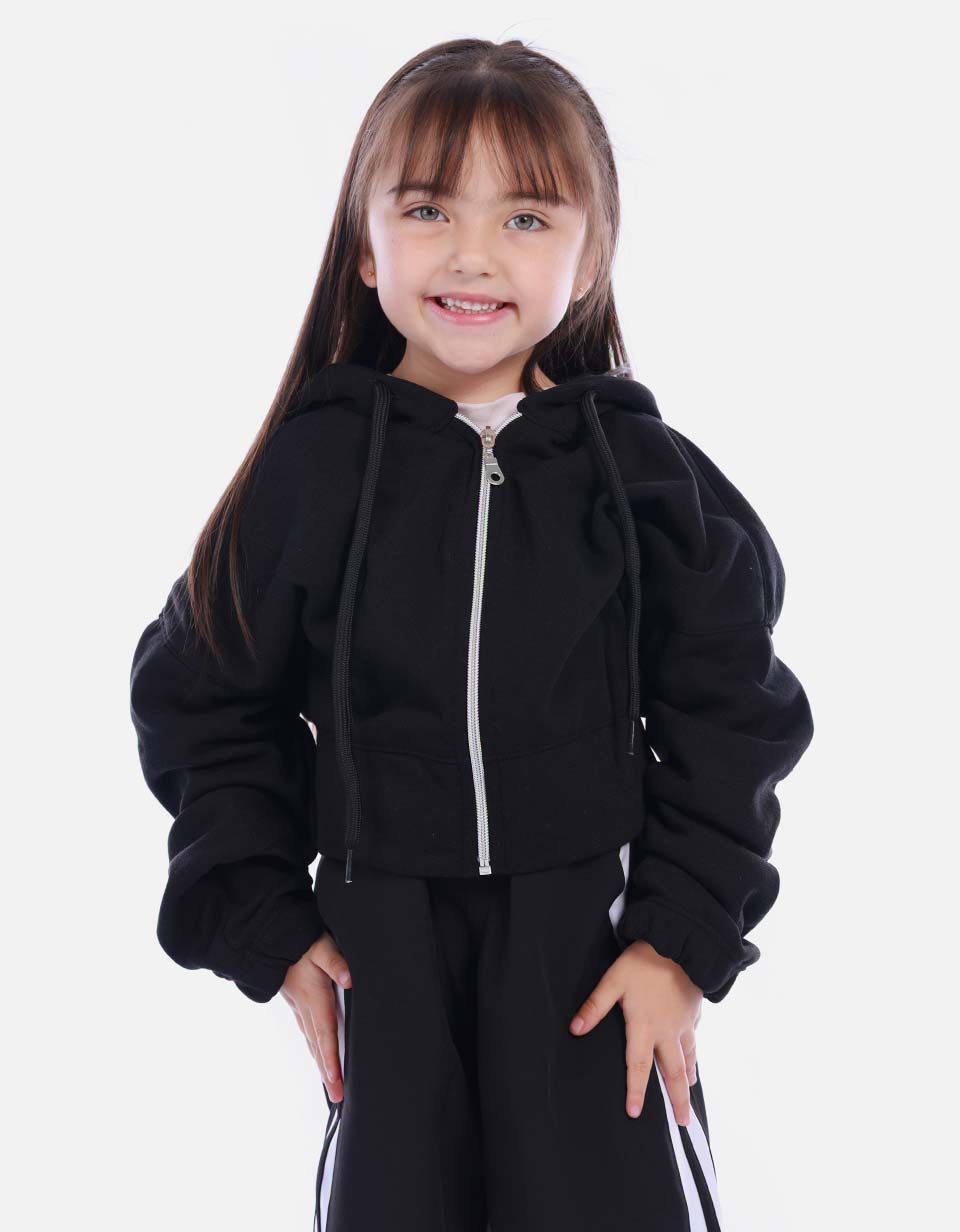 Hoodie con Cierre para Niña