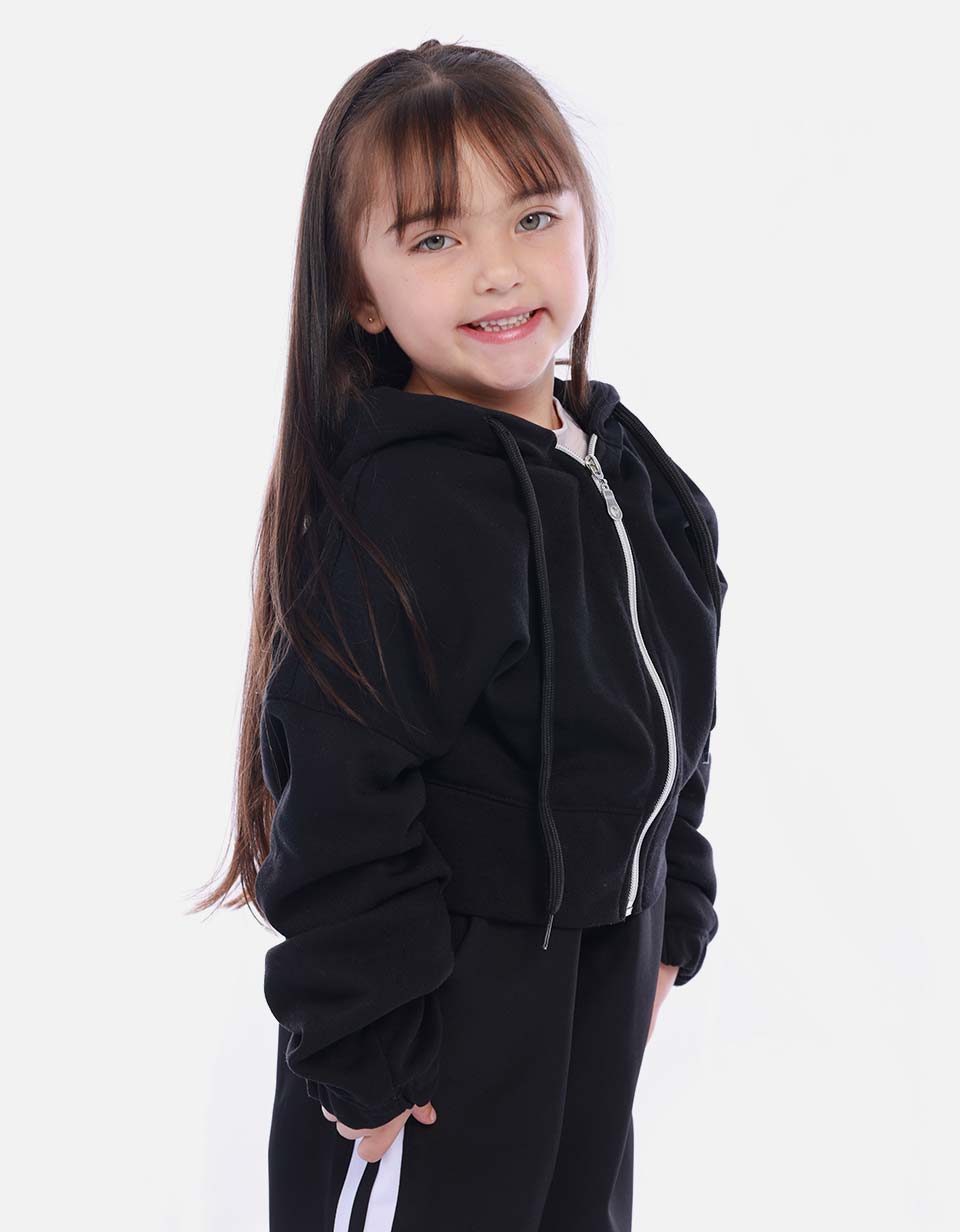 Hoodie con Cierre para Niña