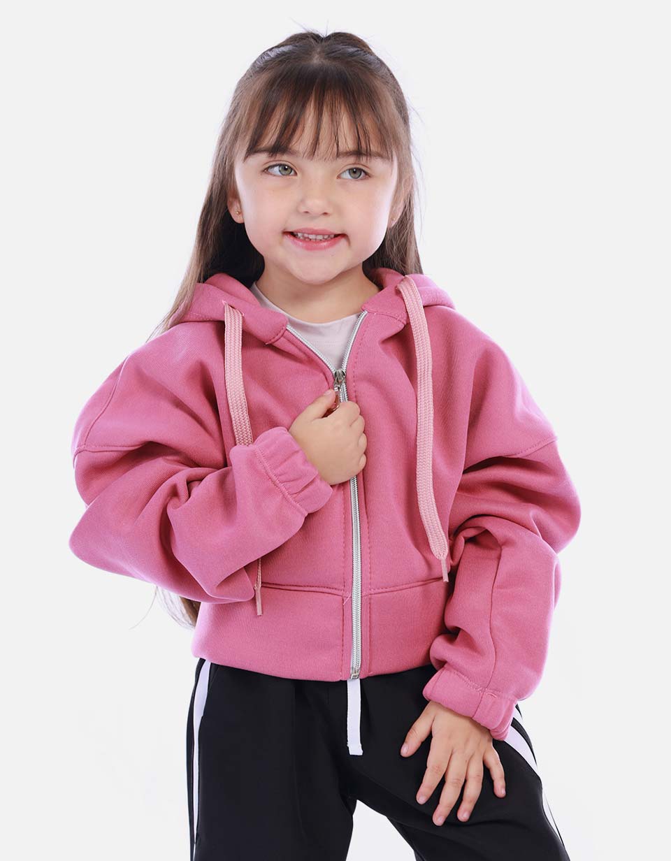 Hoodie con Cierre para Niña