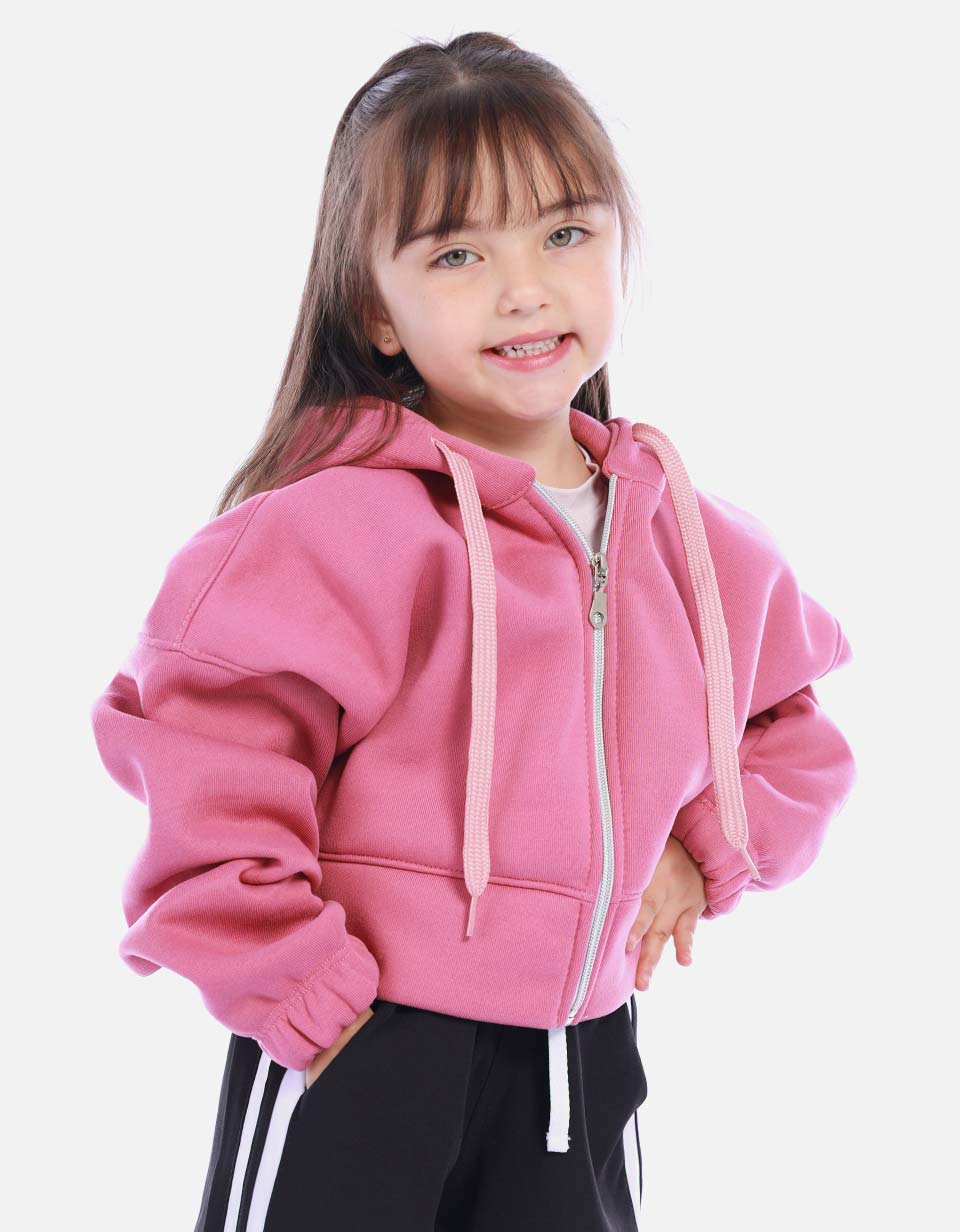 Hoodie con Cierre para Niña