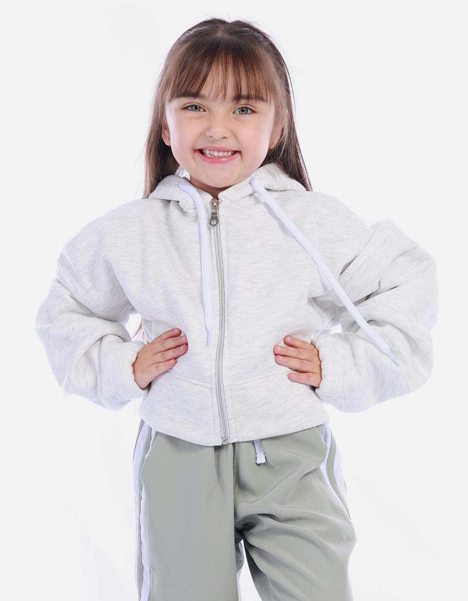 Hoodie con Cierre para Niña