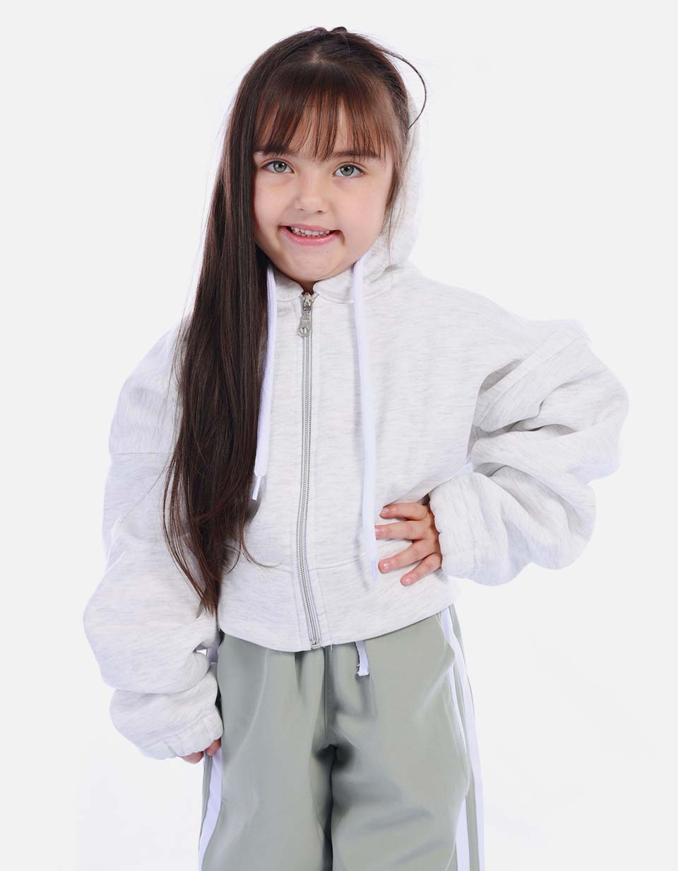 Hoodie con Cierre para Niña