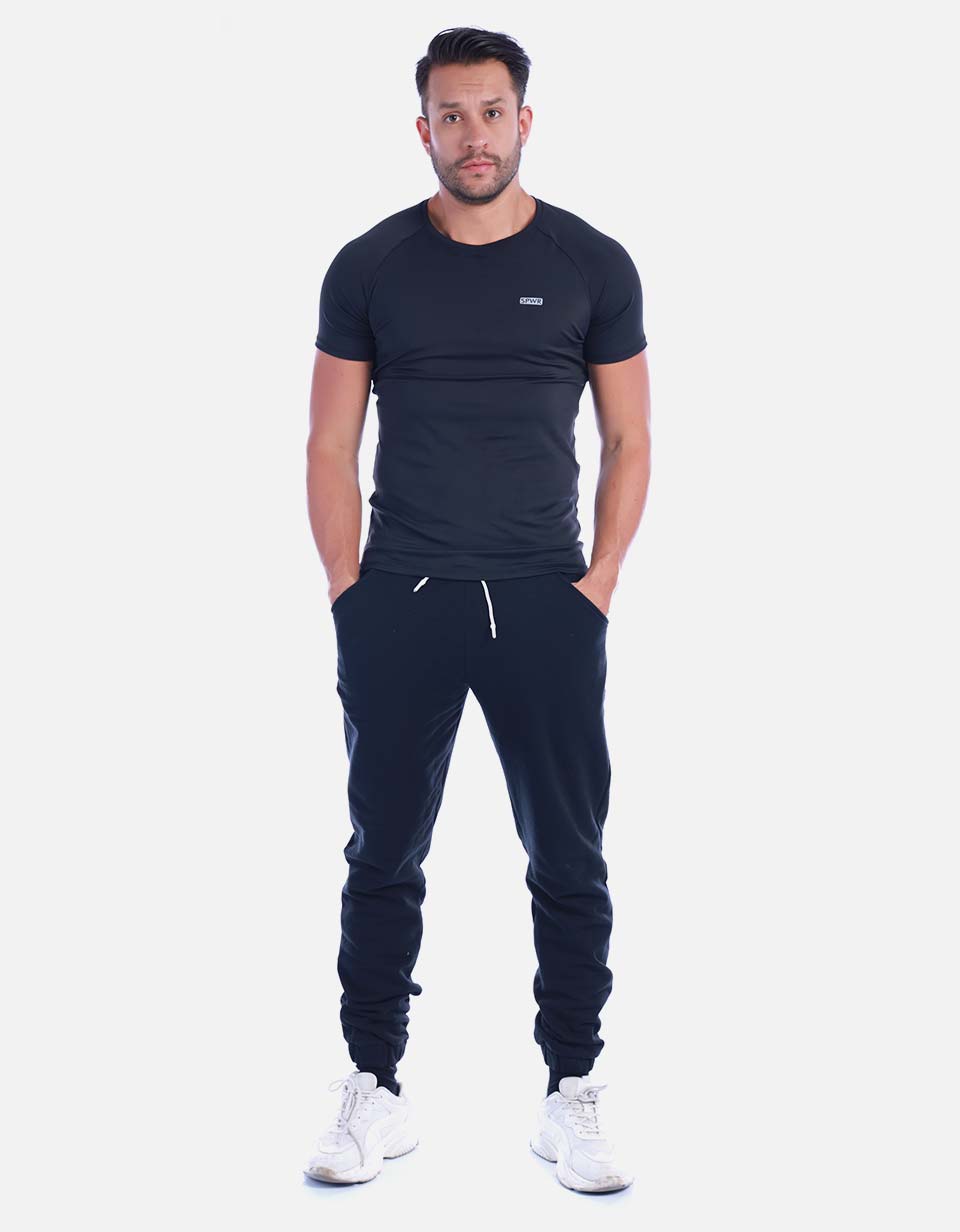 Camiseta licrada Hombre unicolor