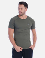 Camiseta licrada Hombre unicolor
