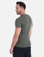 Camiseta licrada Hombre unicolor