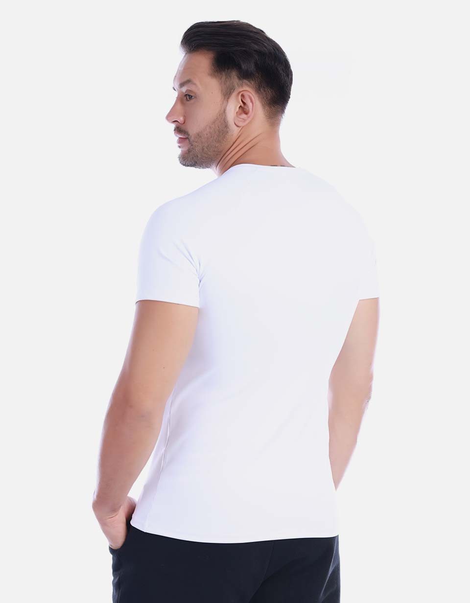 Camiseta licrada Hombre unicolor