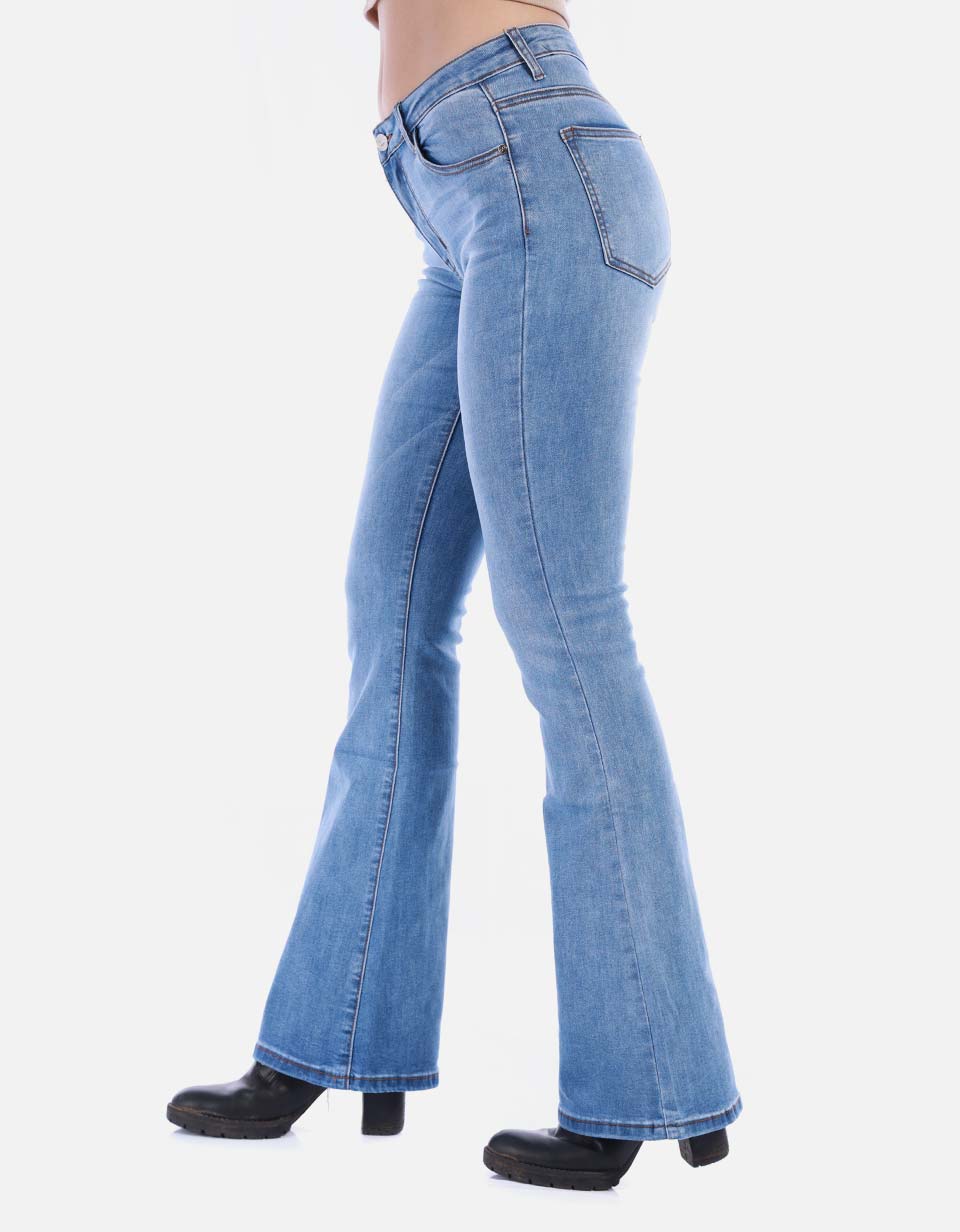 Jean bota campana para mujer
