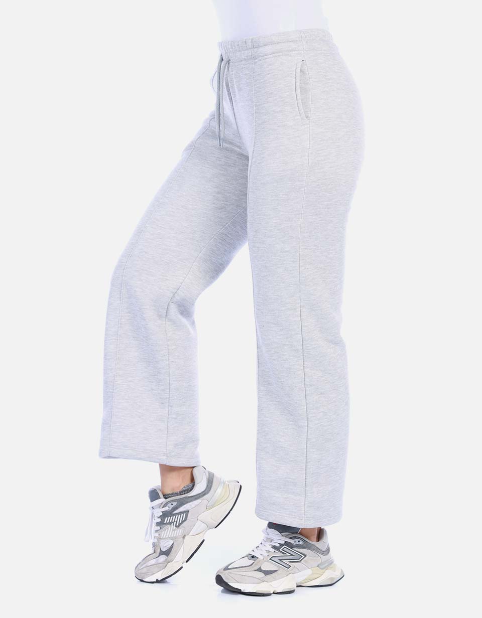 Jogger Deportivo Gris de Algodón