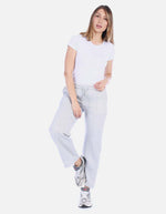 Jogger Deportivo Gris de Algodón