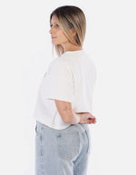 Camiseta Corta negra con Diseño bordado