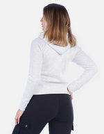 Chaqueta Deportiva Blanca con Cremallera
