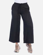 Pantalón Wide Leg Rib de Resorte
