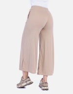 Pantalón Wide Leg Rib de Resorte