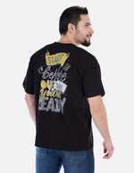 Camiseta ajustada de Hombre Cuello redondo