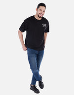 Camiseta ajustada de Hombre Cuello redondo