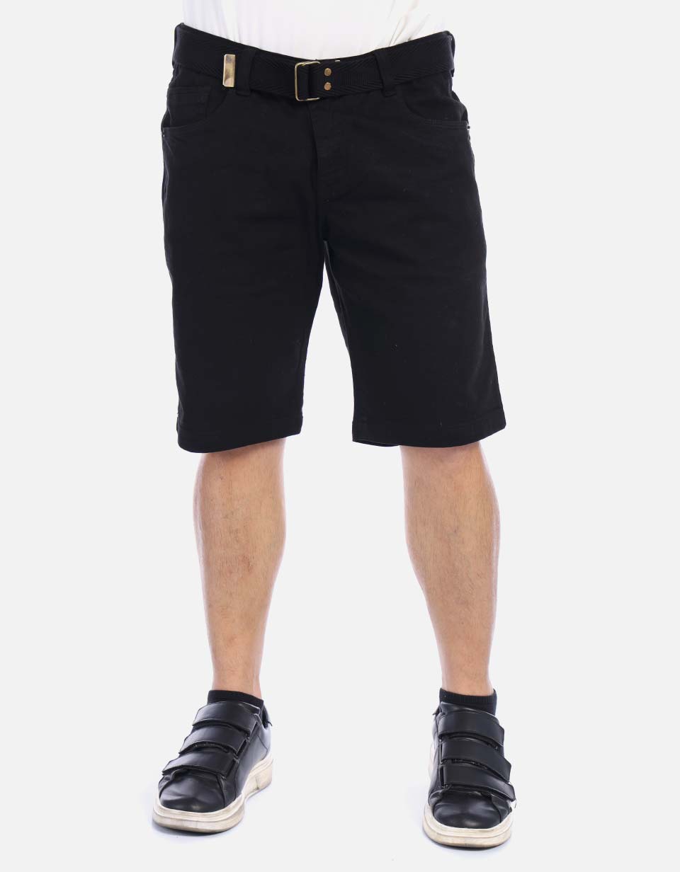 Bermuda en dril hombre unicolor