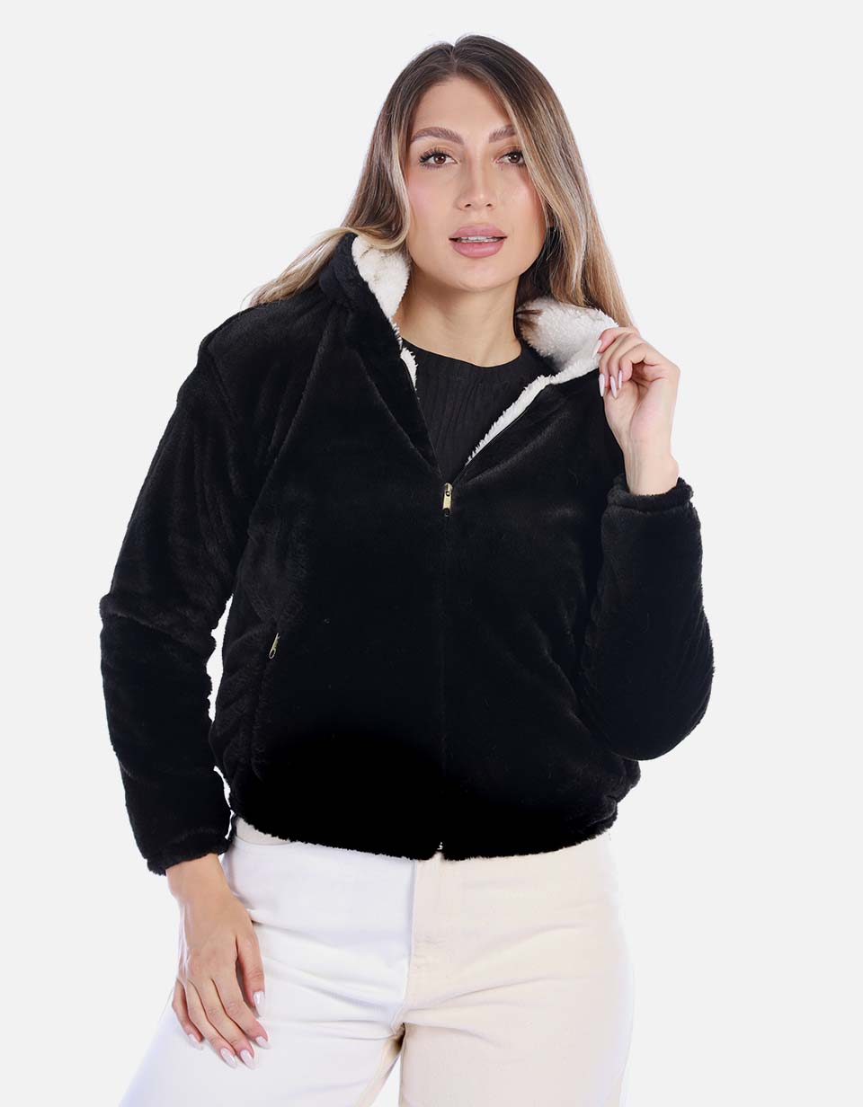 Chaqueta Térmica Blanca con Capota