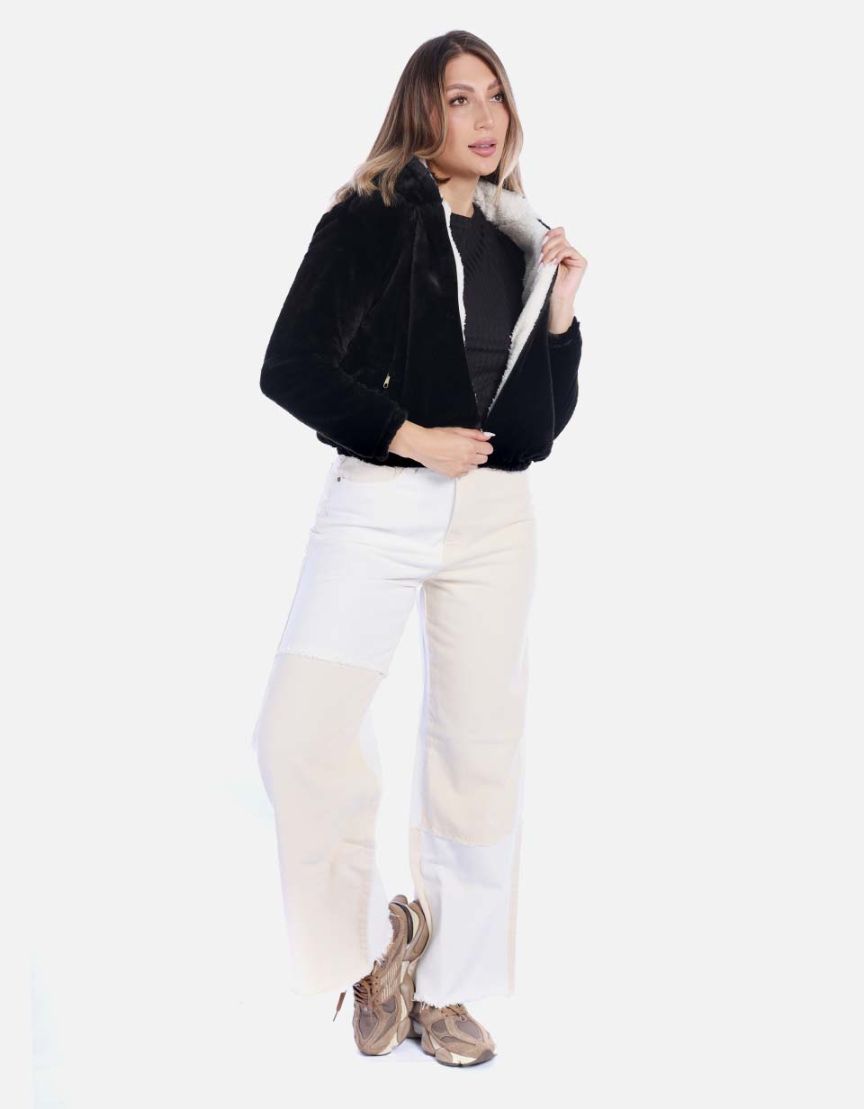 Chaqueta Térmica Blanca con Capota