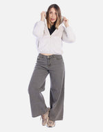 Chaqueta Térmica Blanca con Capota
