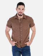 Camisa Casual de Hombre Manga corta