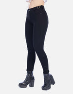 Jean Negro Ajustado con Stretch para Mujer