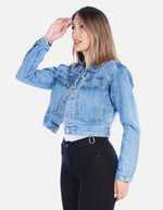 Chaqueta Jean Corta con Stretch para Mujer