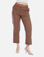 Pantalón de Lino y Rayón con Cinturón