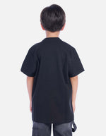 Camiseta Urbana Negra con Estampado para Niño