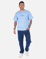 Camiseta Azul Minimalista
