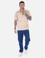 Camisa Casual Manga Corta para Hombre