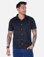 Camisa Casual Manga Corta para Hombre