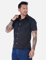 Camisa Casual Manga Corta para Hombre