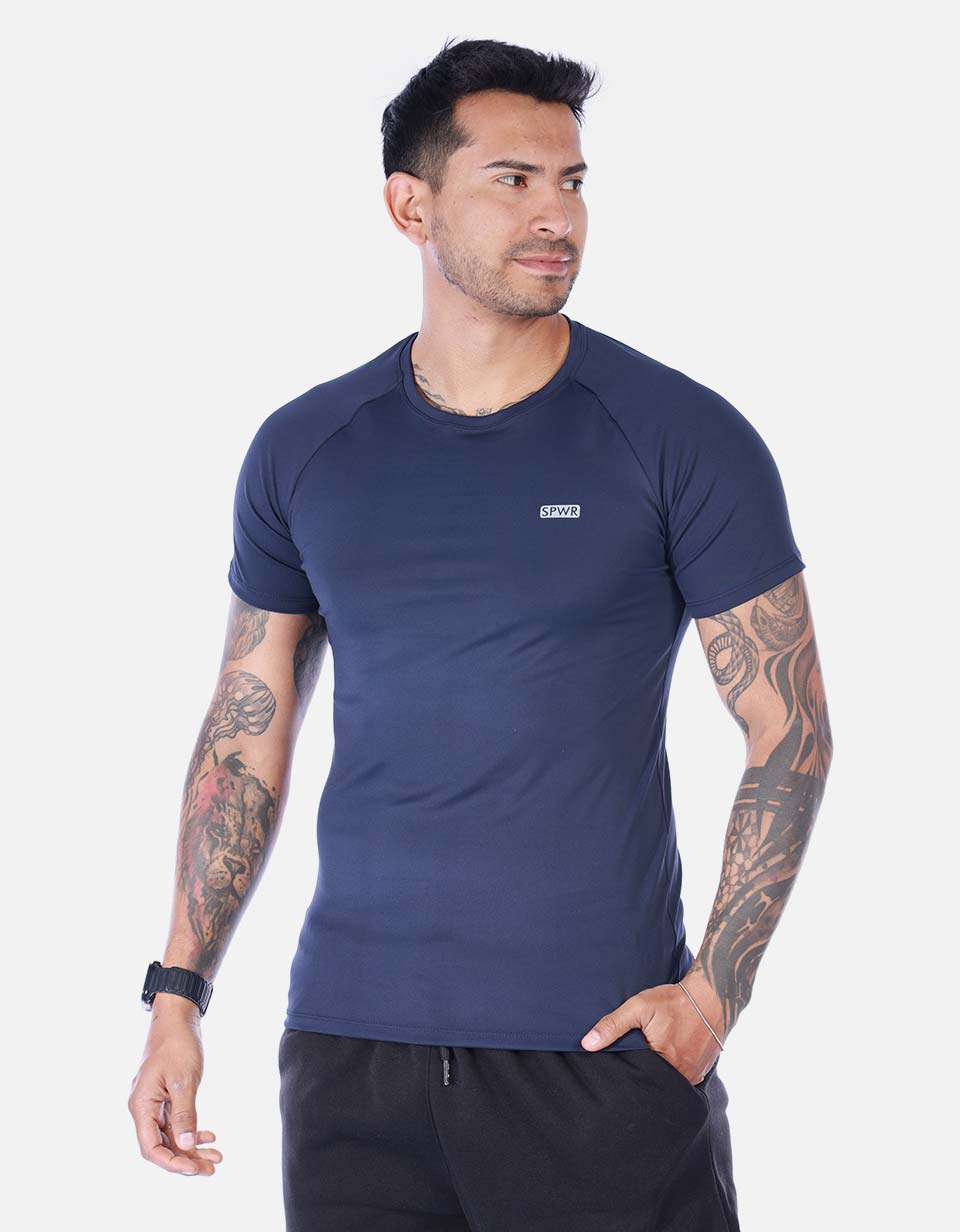 Camiseta Licrada Hombre unicolor