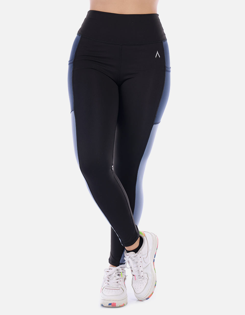 Leggings Deportivos de Mujer con Bloques de Color