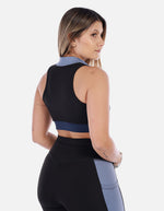 Top Deportivo de Mujer con Cremallera Frontal