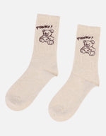 Medias Largas para Dama con Estampado de Osito